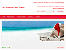 Tablet Screenshot of christmasonthebeach.com